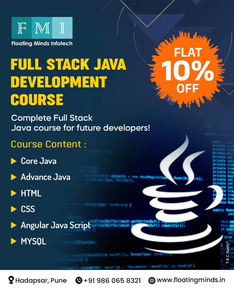 Full stack java course