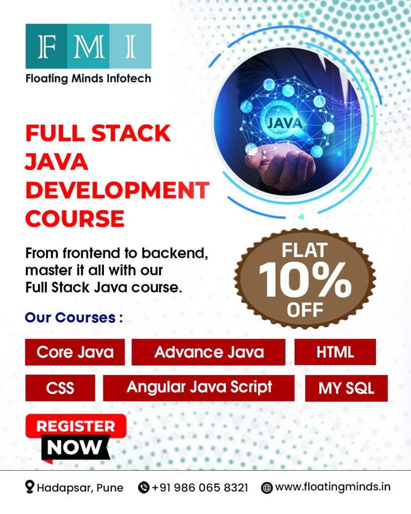 Full stack Java course