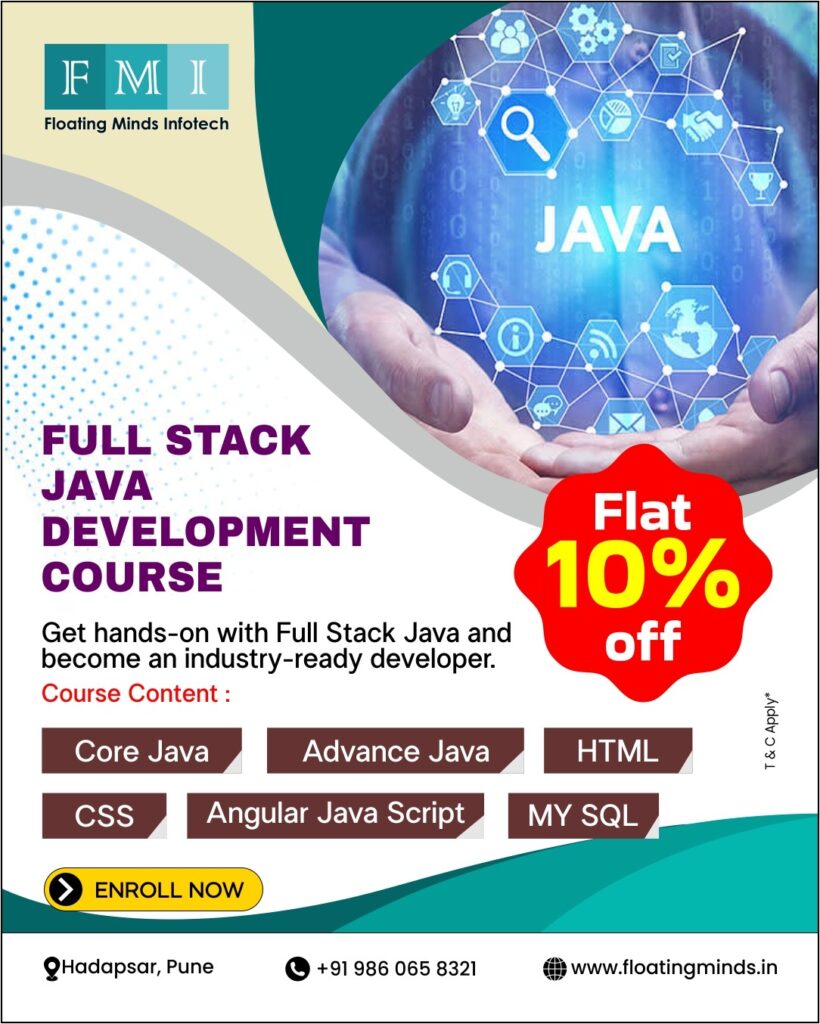 Full stack java course in Hadapsar