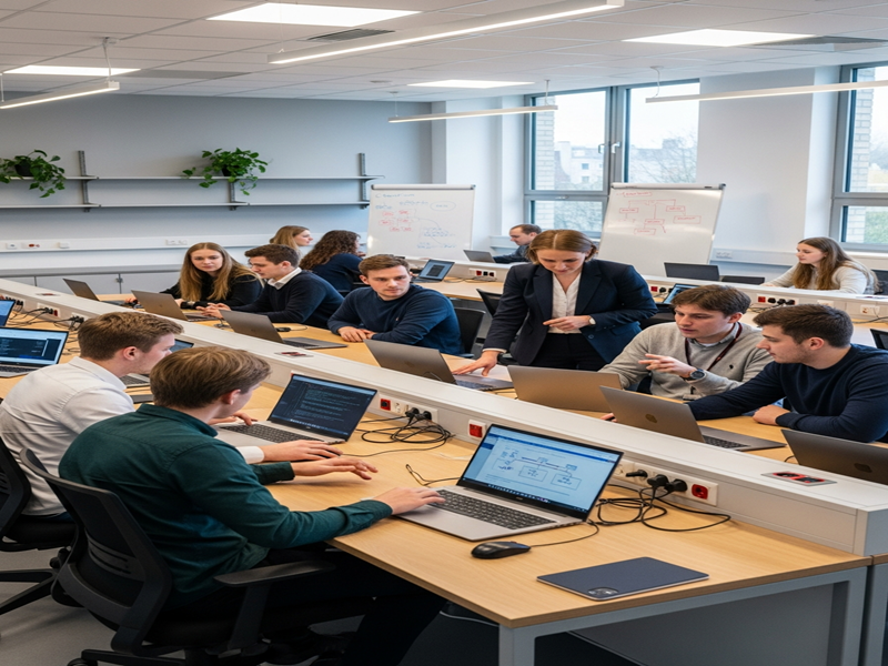 Practical IT projects help students build real-world confidence and job readiness.