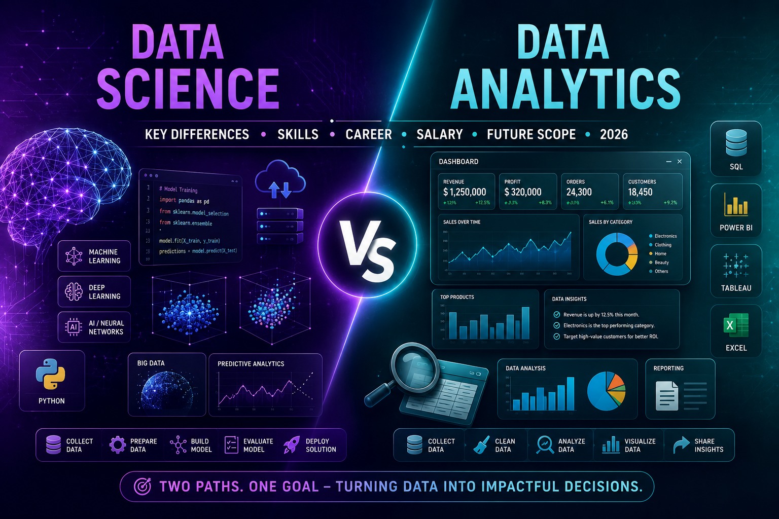 Data Science vs Data Analytics