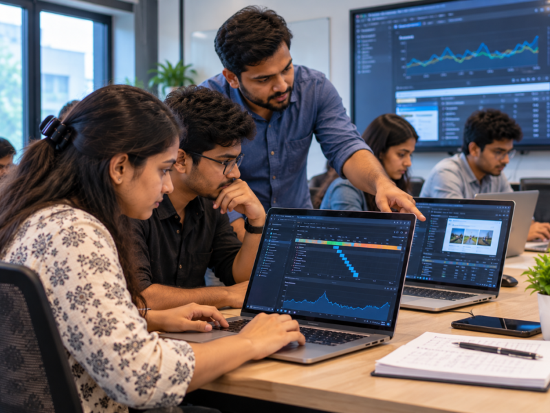 Best IT Training Institute in Hadapsar students learning software performance