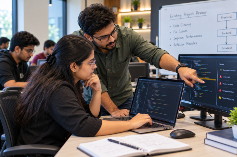 IT student learning about technical debt at the Best IT Training Institute in Hadapsar
