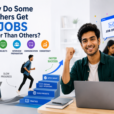 IT freshers building skills and preparing for job opportunities