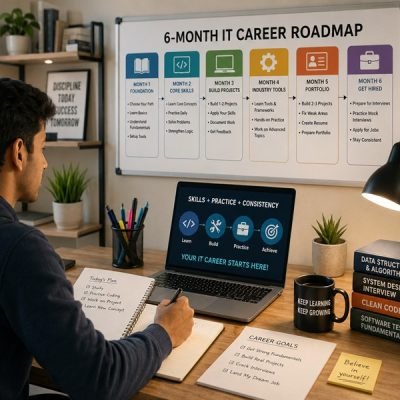 6-Month IT Career Roadmap for Beginners